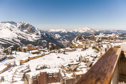 La vue sur la station